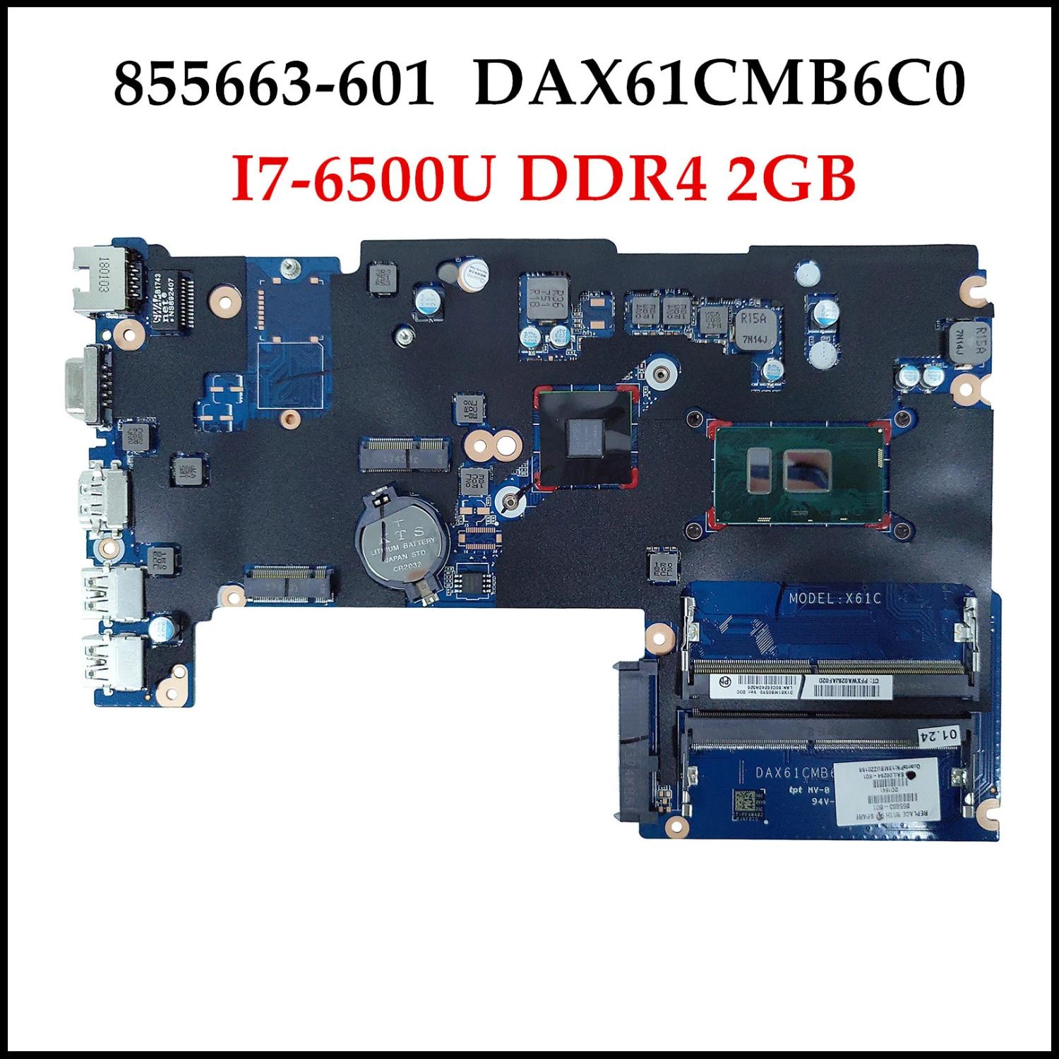 ǰ 855663-601 HP Probook 440 430 G3 Ʈ   DAX61CMB6C0 X61C   I7-6500U DDR4 2GB 100% ׽Ʈ